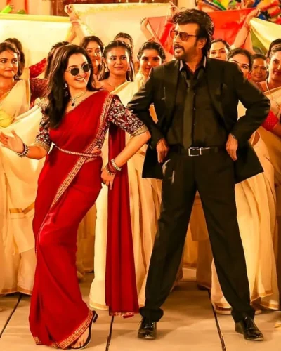 Manju warrier-Rajanikanth-vettaiyanstyling